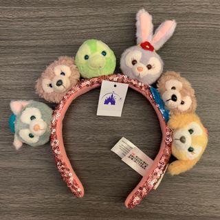 香港迪士尼 Disney Tsum Tsum Duffy Shelliemay Gelatoni Stella Lou CookieAnn Olu Mel 頭箍