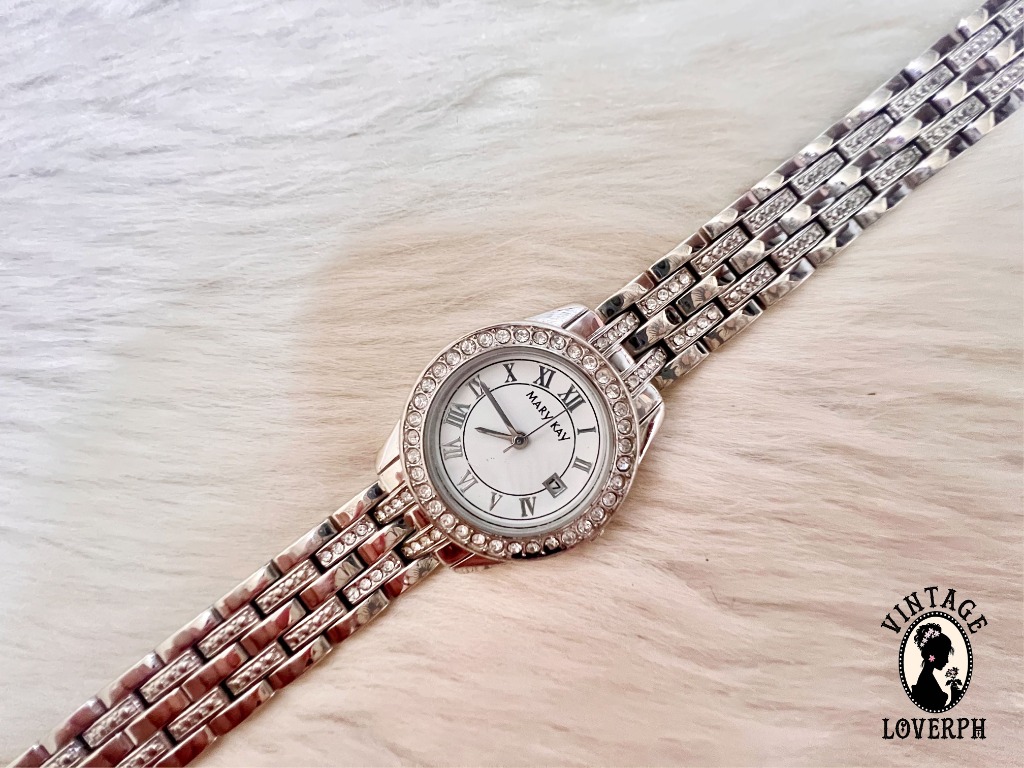 Vintage Mary Kay Chrono Japan Movement Silver