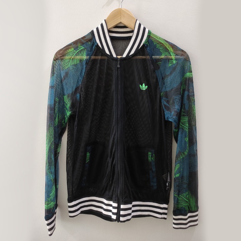 Adidas black 2025 mesh jacket