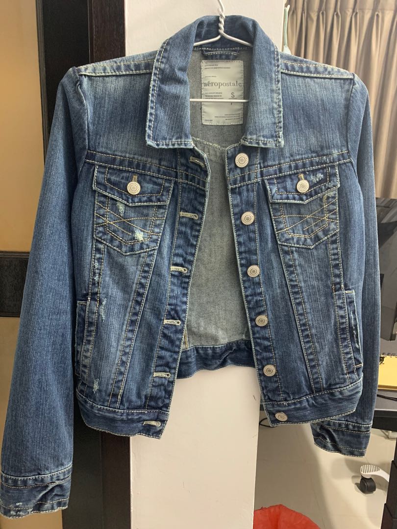 Aeropostale denim jacket outlet