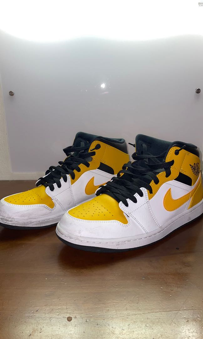 Air Jordan 1 Mid 'University Gold', Men 