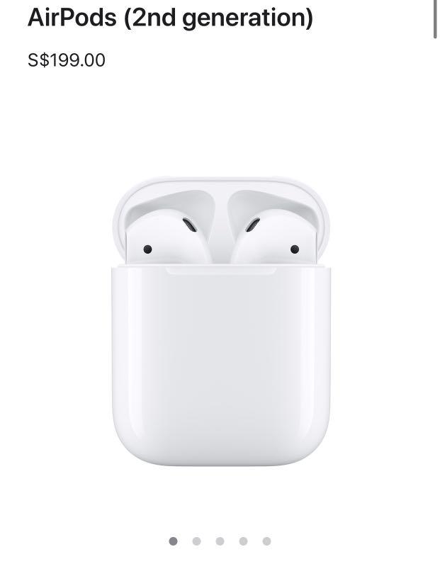 Airpods Gen 2- SEALED from APPLE STORE 
