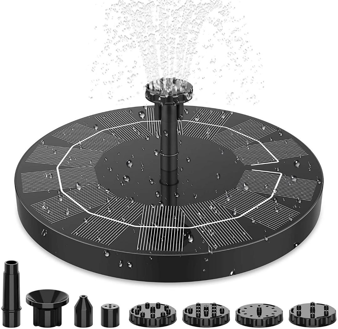 AISITIN Solar Fountain 2.5W Solar Water Fountain with Solar Panel Solar