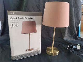 Anko Velvet Shade Table Lamp