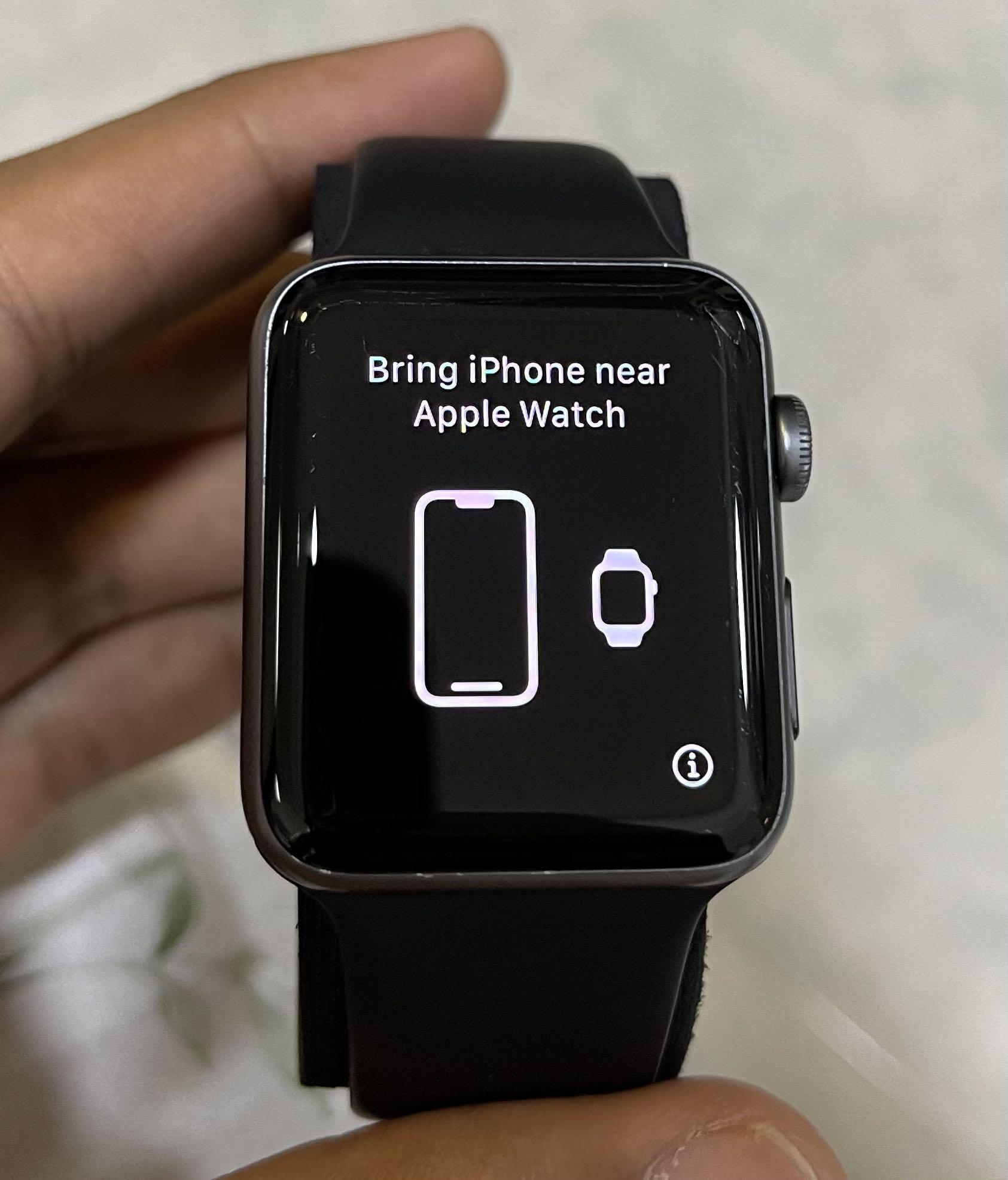 Apple Watch Series 3 42mm GPS Space Grey with Black Sport Band