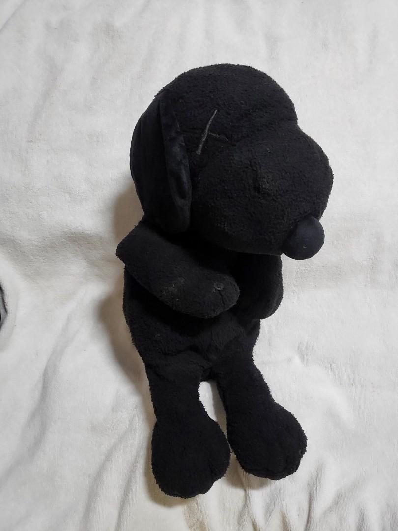 Uniqlo KAWS x Peanuts SNOOPY 20" Black Stuffed Plush Toy 