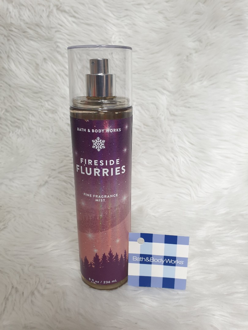 Bath And Body Works Fireside Flurries Fragrance Mist Authentic Beauty Personal Care