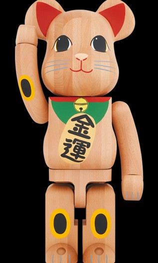 通販のお買物 BE@RBRICK カリモク 招き猫 弐 1000％ その他