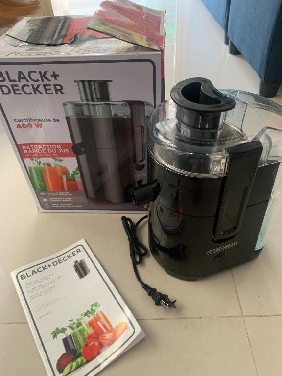 BLACK & DECKER JUICE EXTRACTOR, TV & Home Appliances, Kitchen