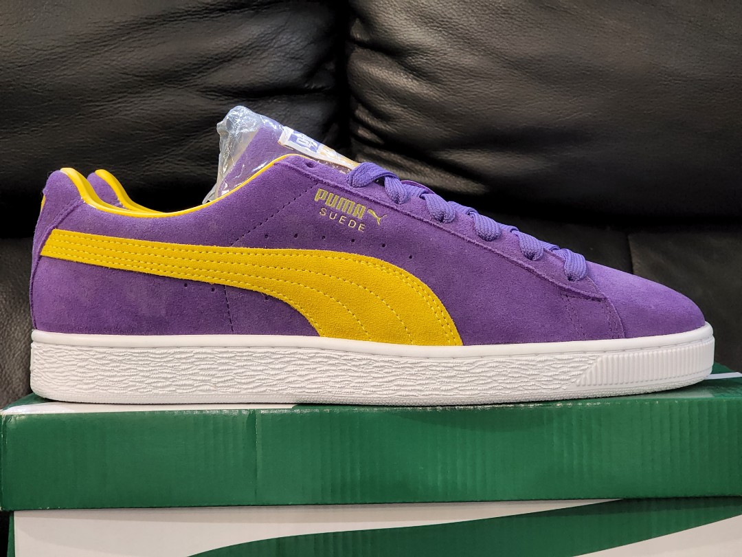 Puma suede lakers on sale