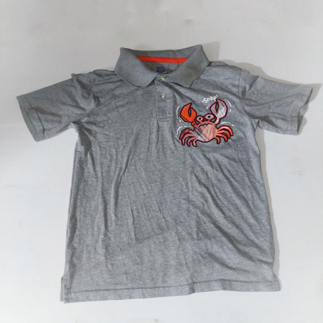 BRANDED PRLEOVED 365 Kids from Garanimals Button Up Polo Shirt for Boys Babies Kids Babies Kids Fashion on Carousell
