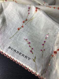Burberry Baby Yellow and Floral Women’s 19” Handkerchief