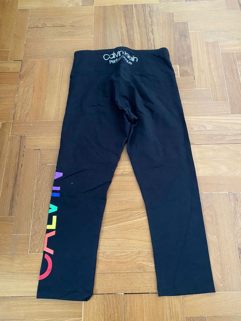 rainbow capri leggings