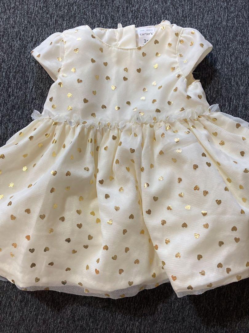 Carters Baby Bolga Christening Dress 3M on tag