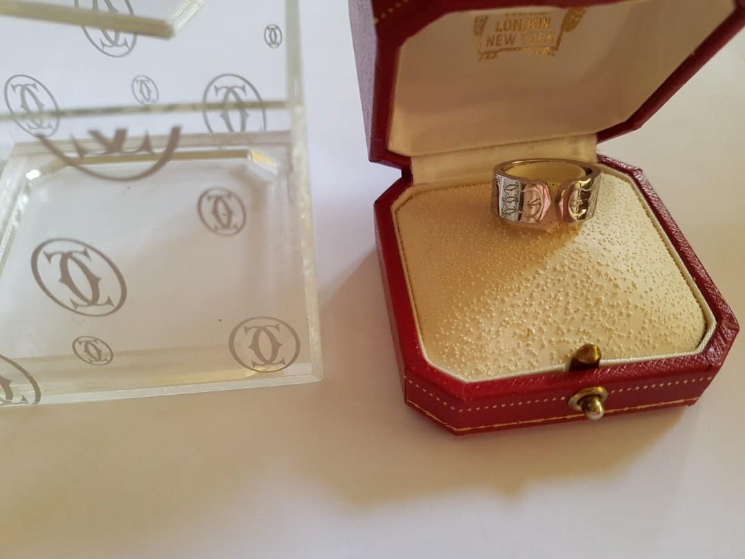 Cartier love double store ring