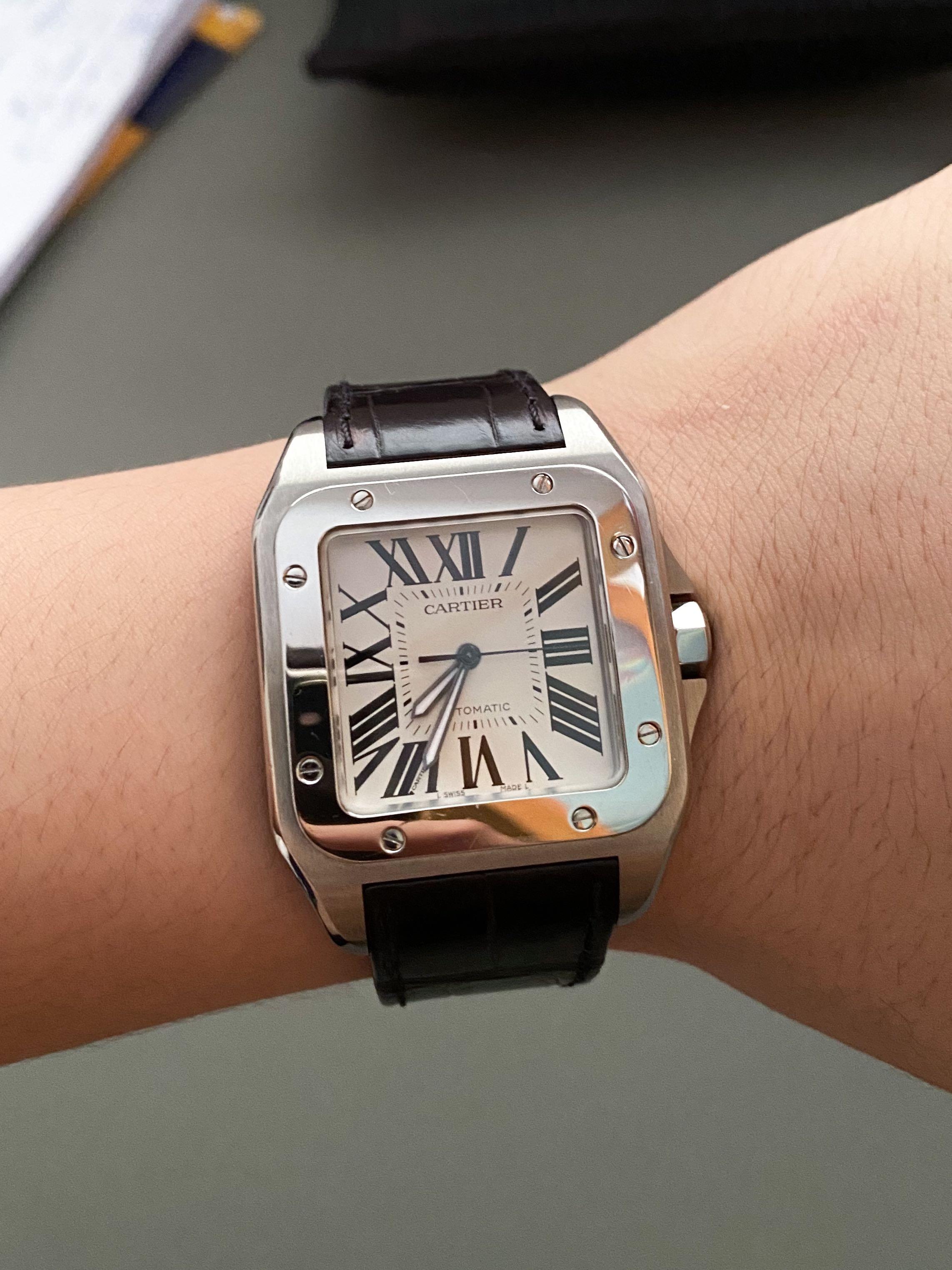 Cartier Santos XL 100 Black