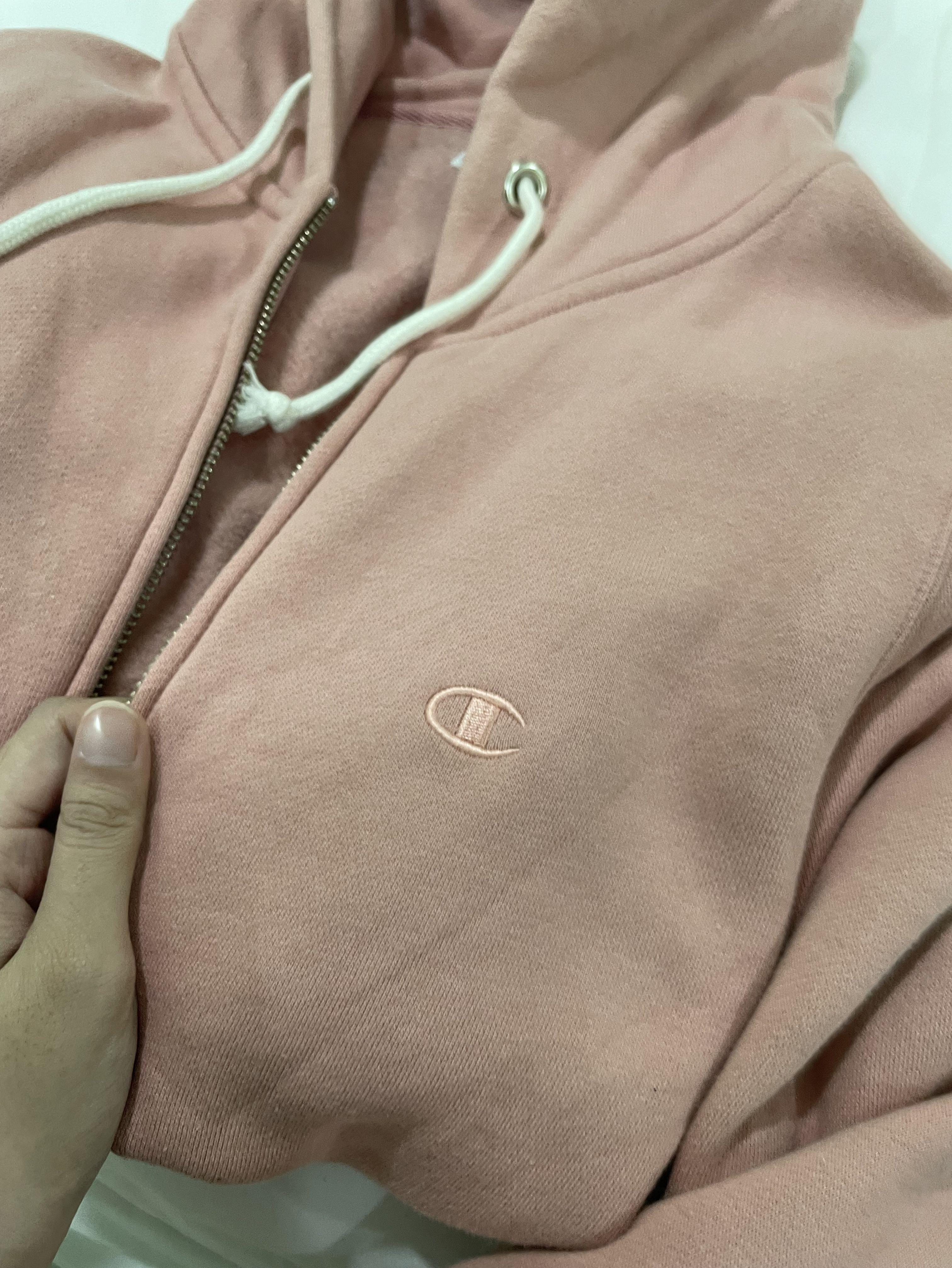 Pink champion zip top up