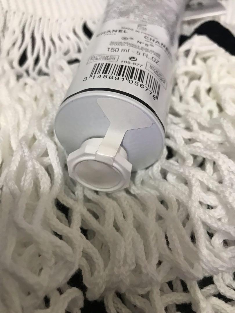 Chanel No.5 body cream 150ml factory 5 身體潤膚霜 set 網袋 唇膏 填色冊, 美容＆化妝品, 沐浴
