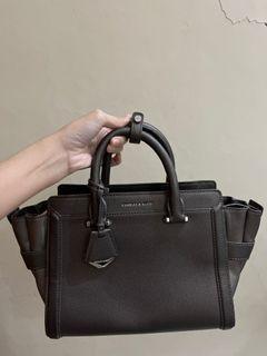 Charles & Keith Dark Brown Metallic