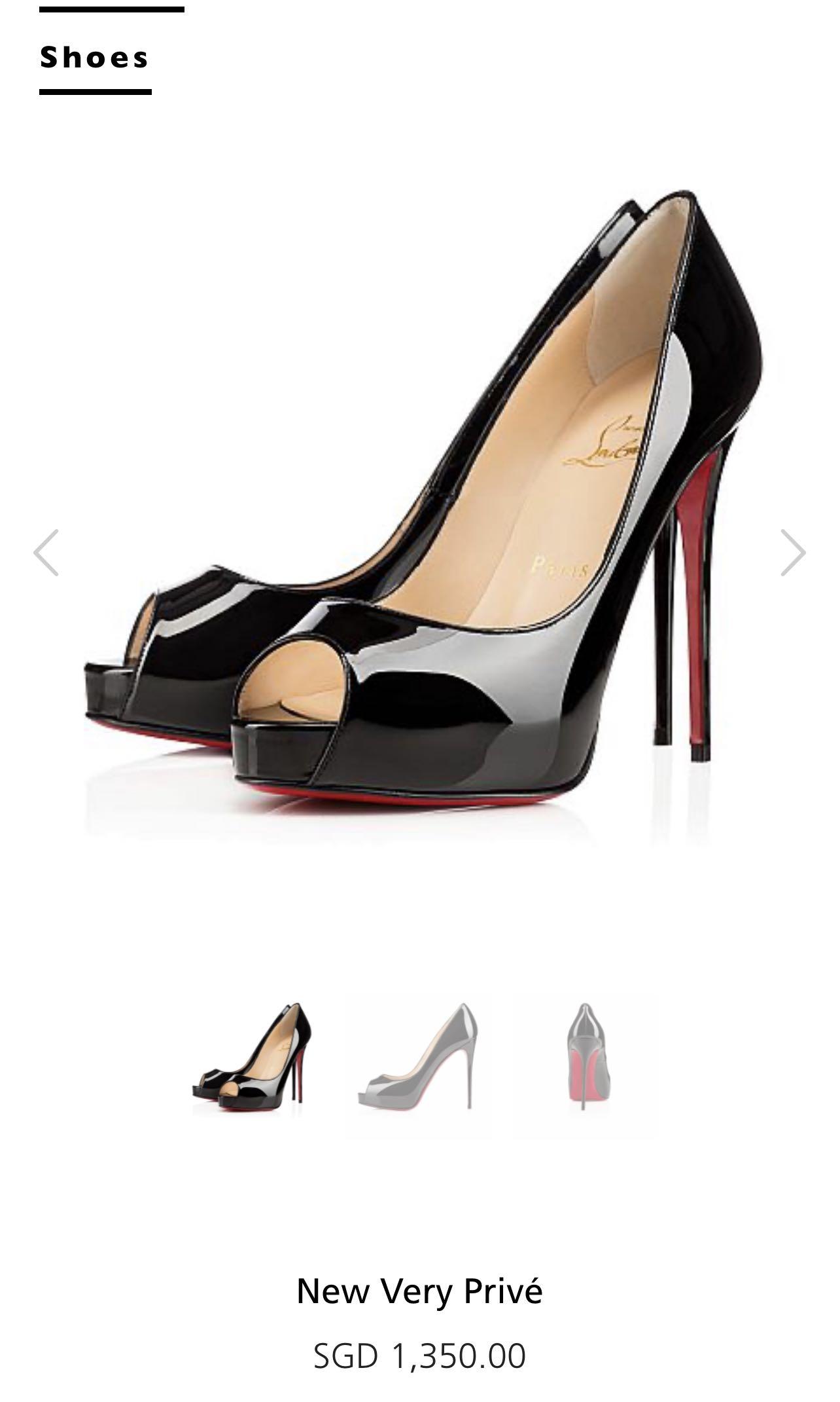 Christian Louboutin New Very Priv Size 39.5 Unworn