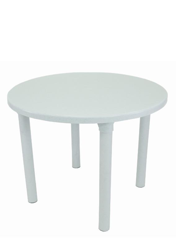 Cofta MT-03 Round Table 36 inches Granite Plastic Table, Monobloc Table ...