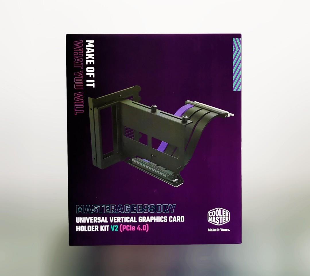 COOLER MASTER UNIVERSAL VERTICAL GPU HOLDER KIT V2 PCIE 4.0. (Category: Computer Parts) located in San Juan City. Submitted by blueswitchpc (Listing ID 1156205850, Image 1). Description: COOLER MASTER UNIVERSAL VERTICAL GPU HOLDER KIT V2 PCIE 4.0. Discounted Price for Bulk Orders‼️ Message us to place your order. Specs Details: https://www.coolermaster.com/catalog/cases/accessories/universal-vertical-gpu-holder-kit-v2-pcie-40/#specifications Mode