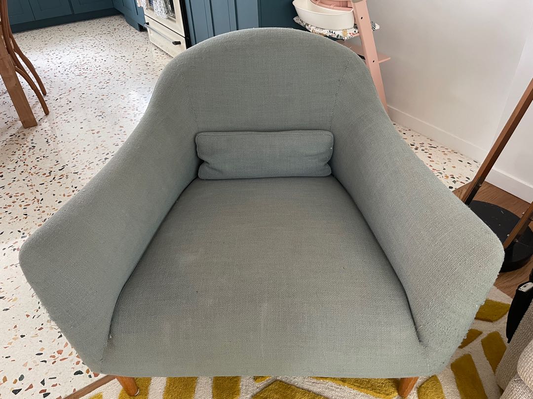 Crate and barrel pennie chair clearance