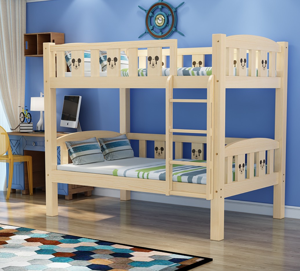 Customize wooden bunk bed /store room bunk bed/helper bunk bed /kids