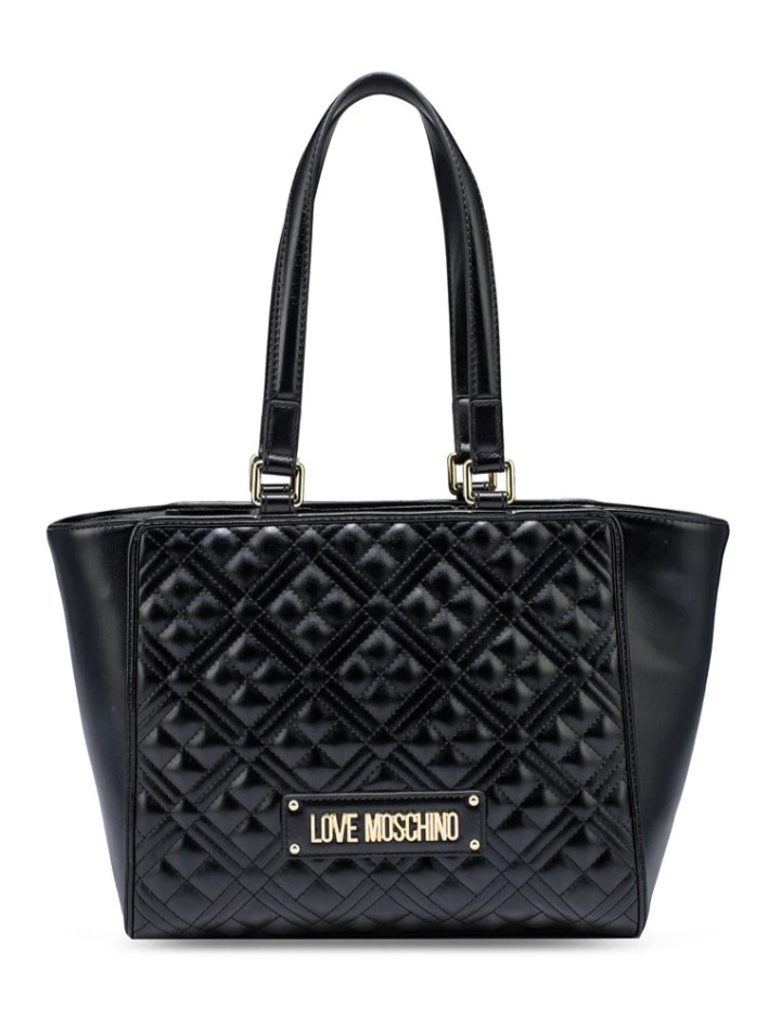 love moschino quilted tote bag
