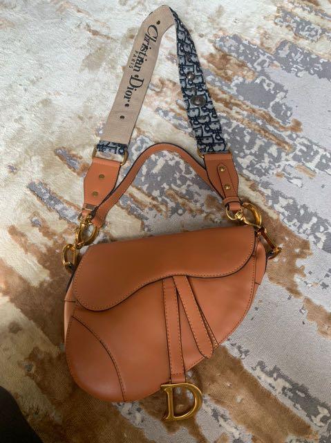 Dior on sale saddle camel