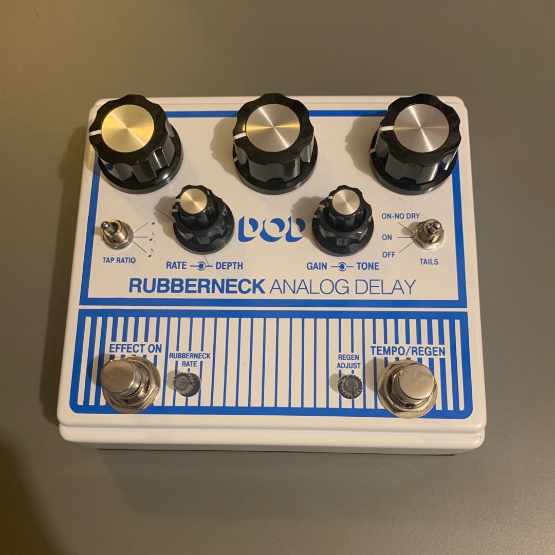 DOD pedal Rubberneck analogy delay with fs3x, 興趣及遊戲, 音樂、樂器& 配件, 樂器-  Carousell