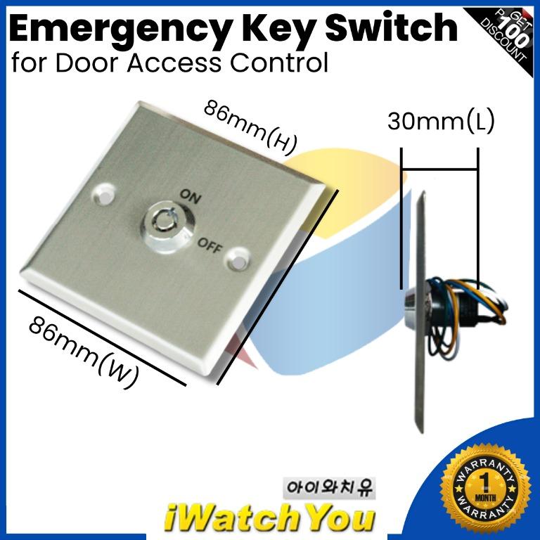 Emergency Key Switch for Door Access Control on Carousell