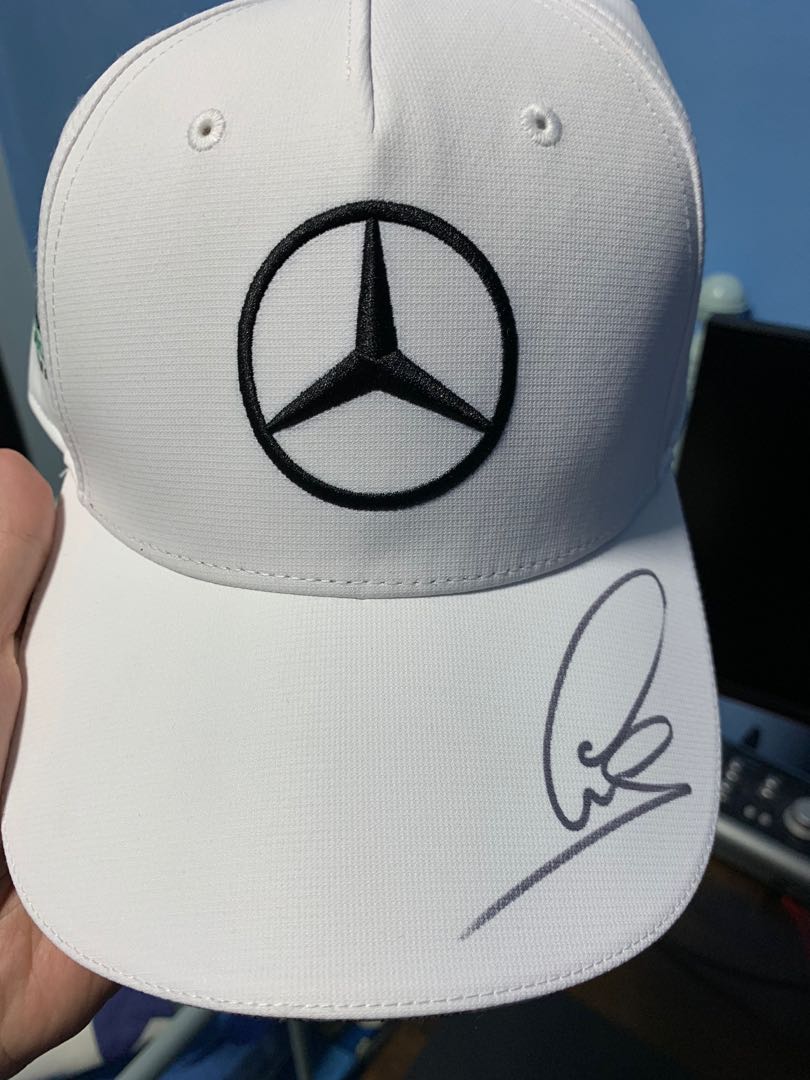 Lewis hamilton signed hat hot sale