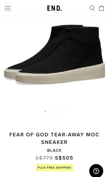 Fear of god tear away moc online