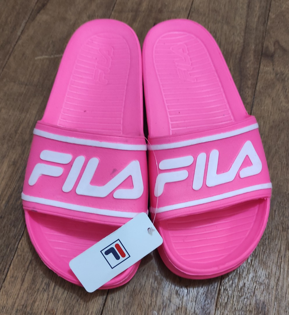 Fila slides Women s Fashion Footwear Slippers and slides on