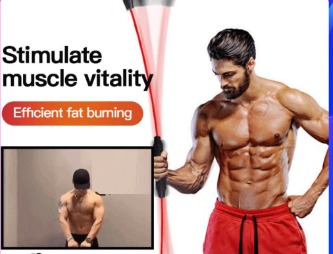 Flexi Bar,Portable High Frequency Vibration Training Bar Aerobic Elastic Fitness Bar For Arm