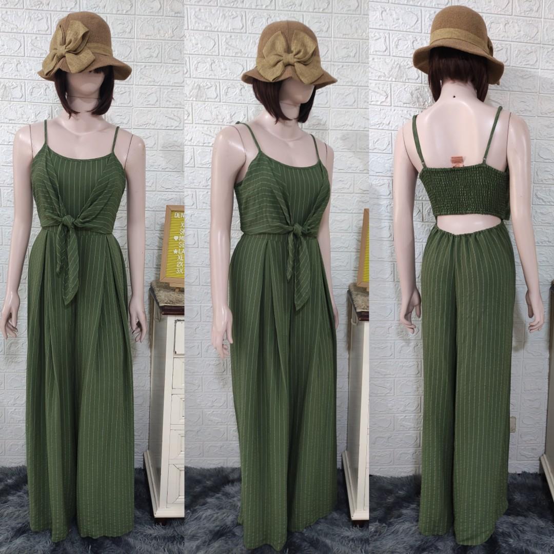 Jealous tomato green jumpsuit hot sale