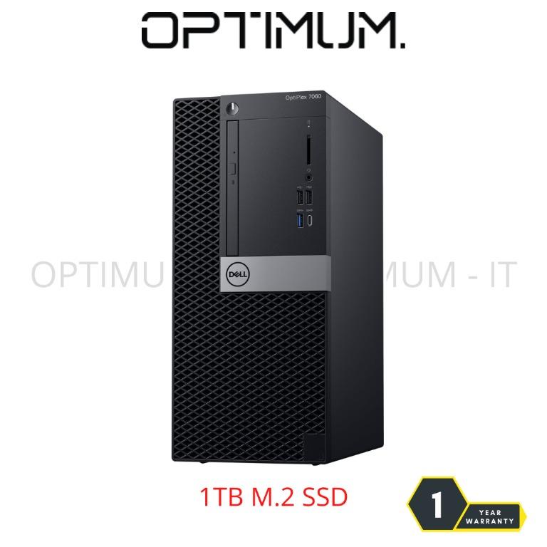 FREE EXTERNAL HDD] Dell OptiPlex 7060 MT Desktop PC [VARIANT: 1/2] (Intel  i7-8700/ 16GB/ SSD/ Intel UHD/ W10Pro/ 1Yr Warranty, Computers & Tech,  Desktops on Carousell