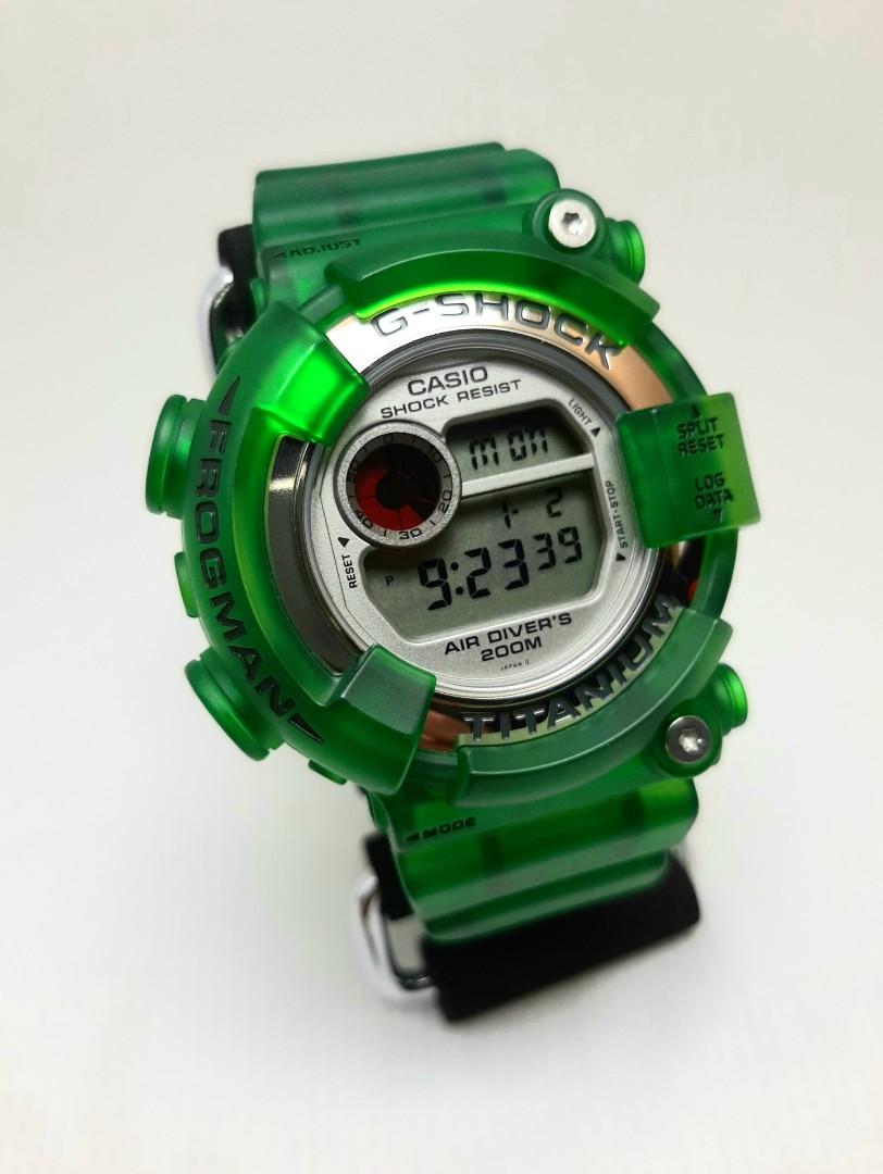 G shock frogman top green