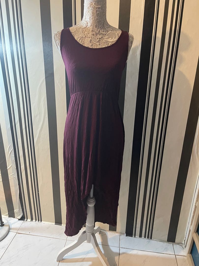 zara cotton asymmetrical dress 