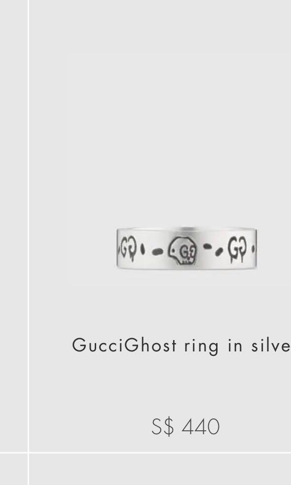 Gucci ghost store ring sale