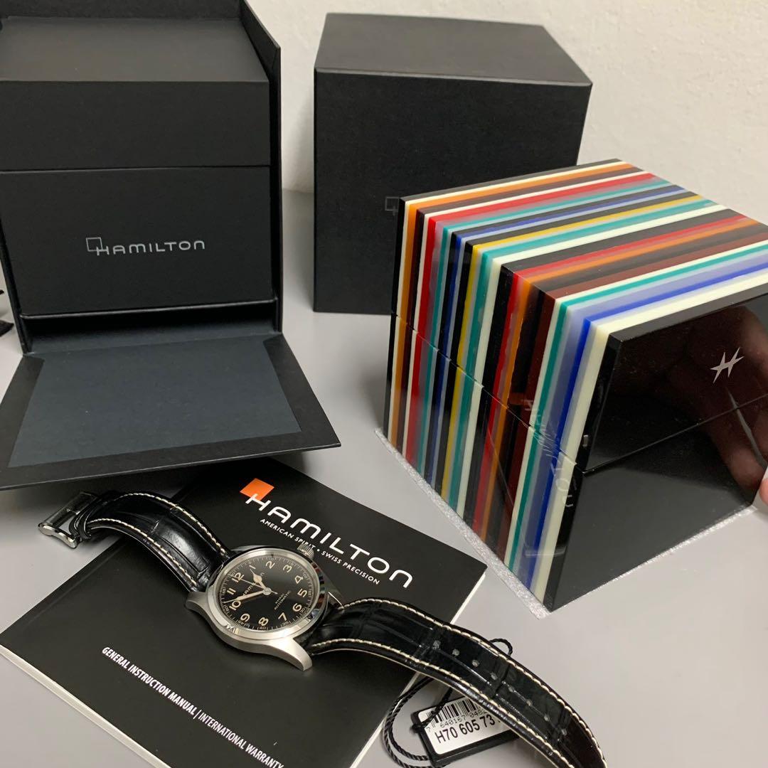 Hamilton Murph Interstellar Watch Auto Khaki Field Limited Edition Tesseract Box H70605731 Authentic