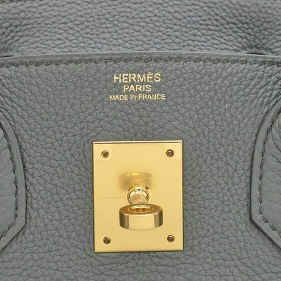 Hermès Birkin 30 Vert Amande, Hermès Birkin Gris, Luxury, Bags & Wallets on  Carousell