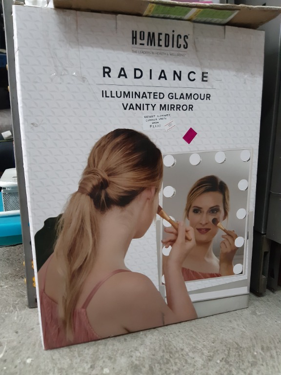 Homedics Radiance Illuminated Glamour Vanity Mirror, Furniture & Home
