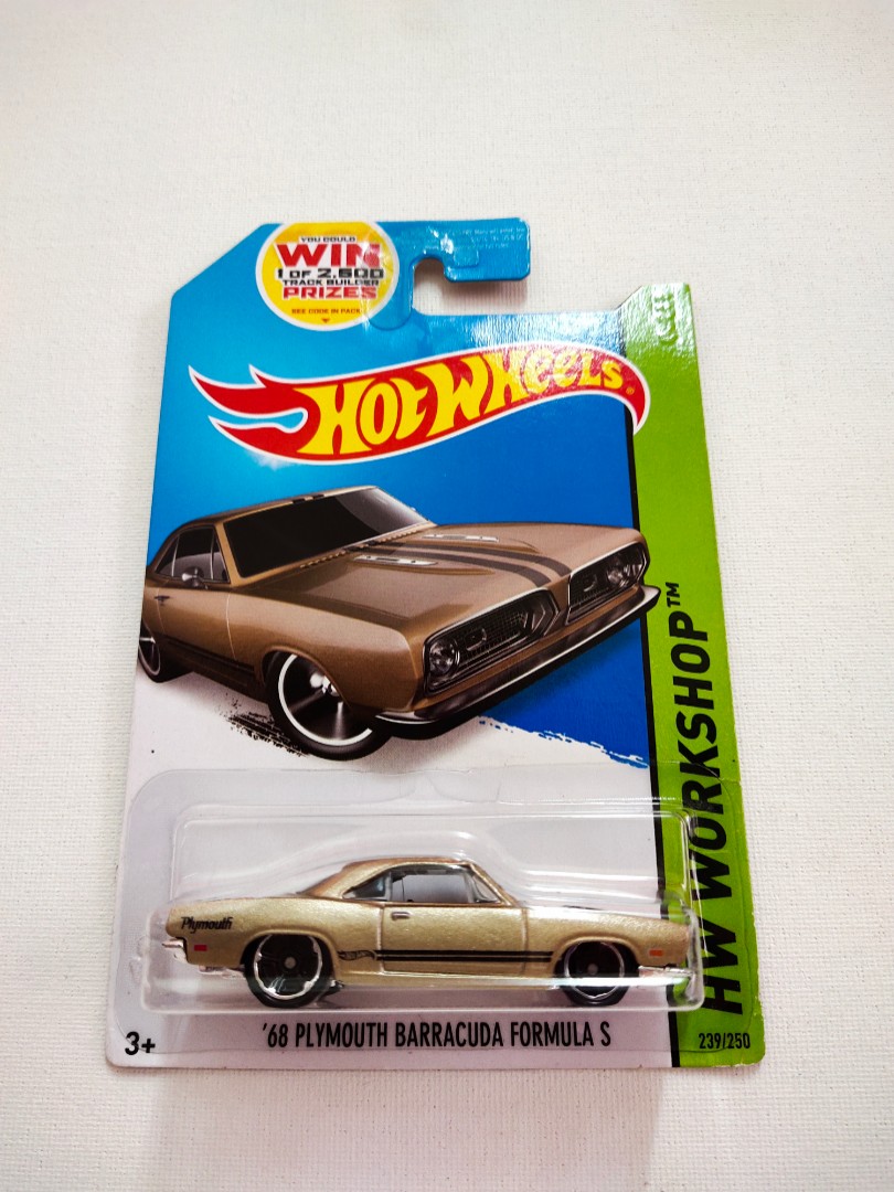 Hot wheels 68 plymouth new arrivals barracuda formula s