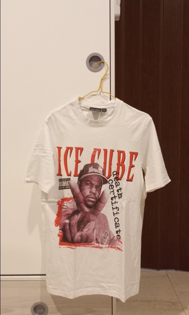 Ice Cube T-Shirt, Fesyen Pria, Pakaian 