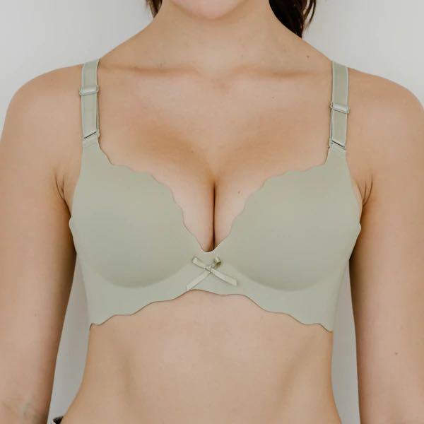 Super Push-up Bra - Sage green - Ladies