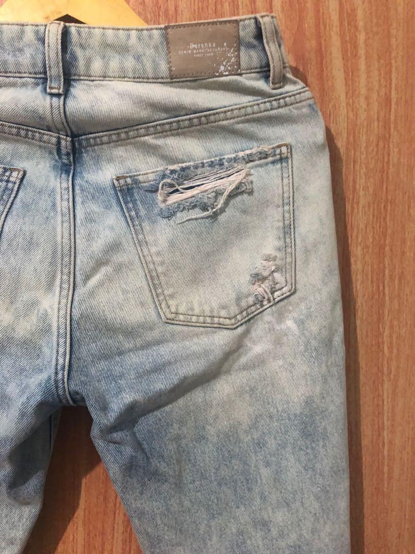 Jeans Bershka, Fesyen Wanita, Pakaian 