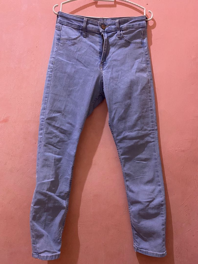 JEANS H\u0026M SKINNY UK 36, Fesyen Wanita, Pakaian Wanita, Bawahan di Carousell