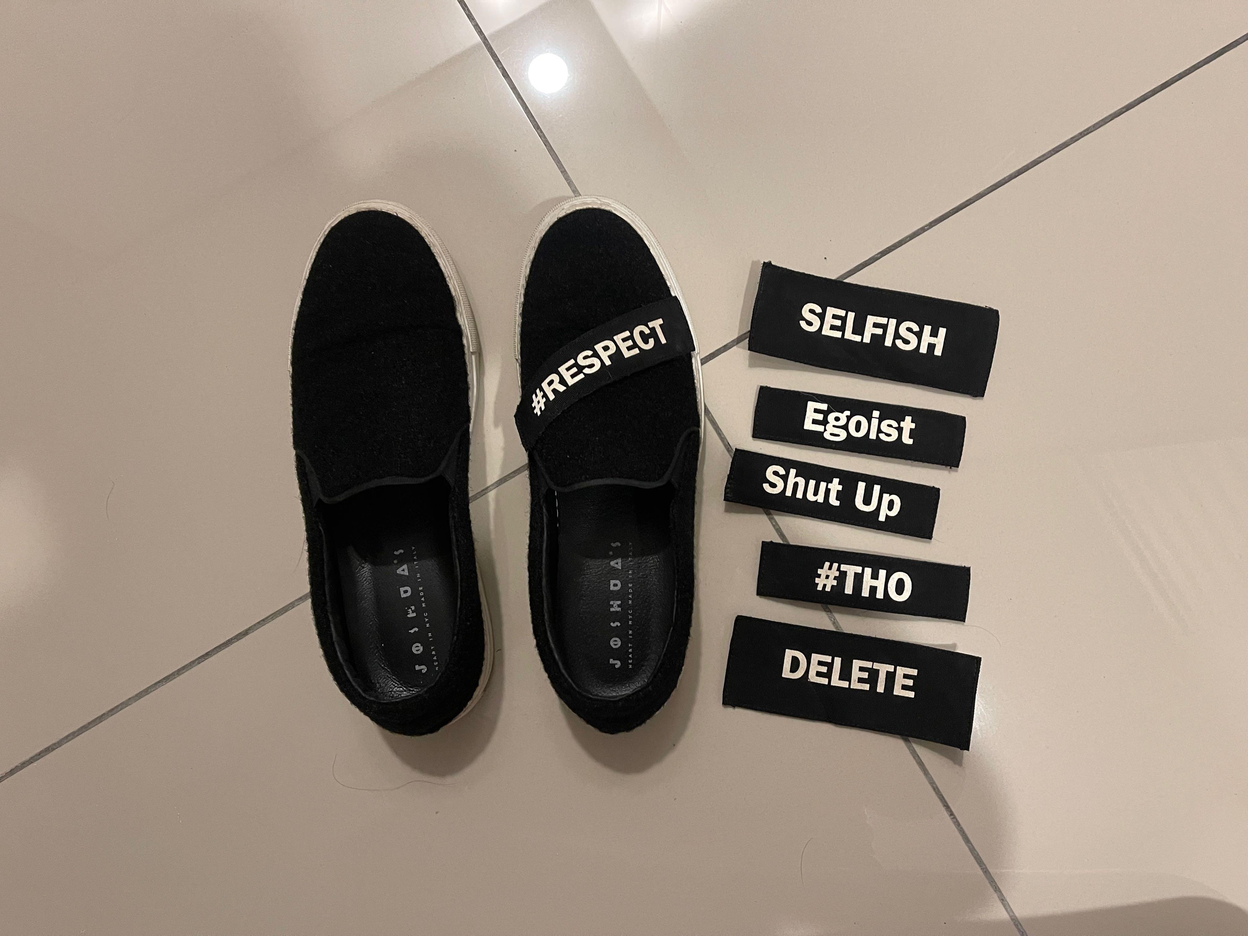 Joshua's heart in nyc shoes shop